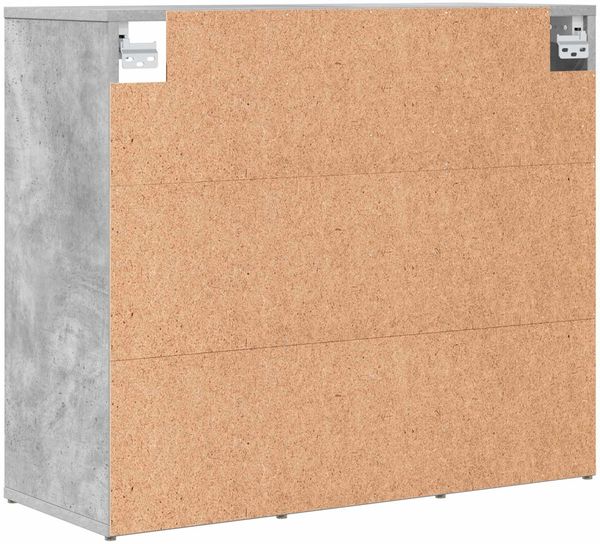 vidaXL Schuhschrank Betongrau 77,5 x 30 x 67 cm Holzwerkstoff 808715 Bild 7