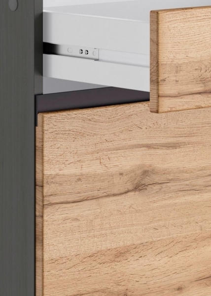 KOCHSTATION Unterschrank KS-Riesa Breite 180 cm, MDF-Fronten Bild 3