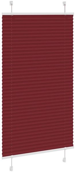 vidaXL Plissee Bordeauxrot 75x100 cm Stoffbreite 74,4 cm Polyester 4015223 Bild 3