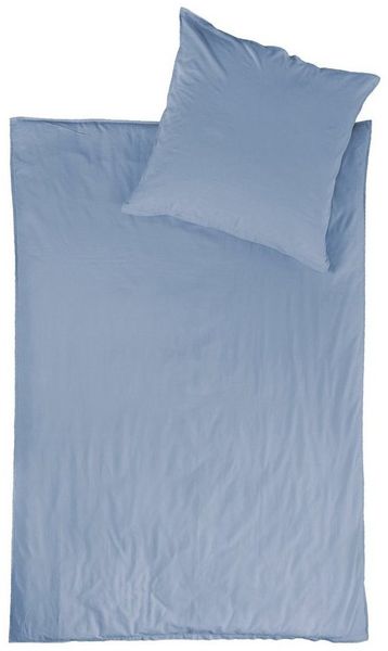 jilda-tex Bettwäsche Lissabon, Renforcé (Bio-Baumwolle), 2 teilig, unifarben, stonewashed und in vielen Farben