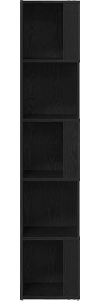 vidaXL Eckregale Schwarz Eichen-Optik 33 x 33 x 164,5 cm Holzwerkstoff 862693 Bild 6