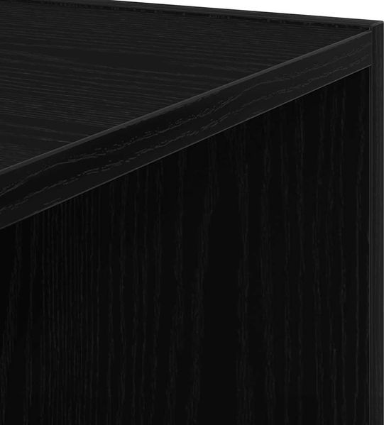 vidaXL Eckregale Schwarz Eichen-Optik 33 x 33 x 164,5 cm Holzwerkstoff 862693 Bild 7
