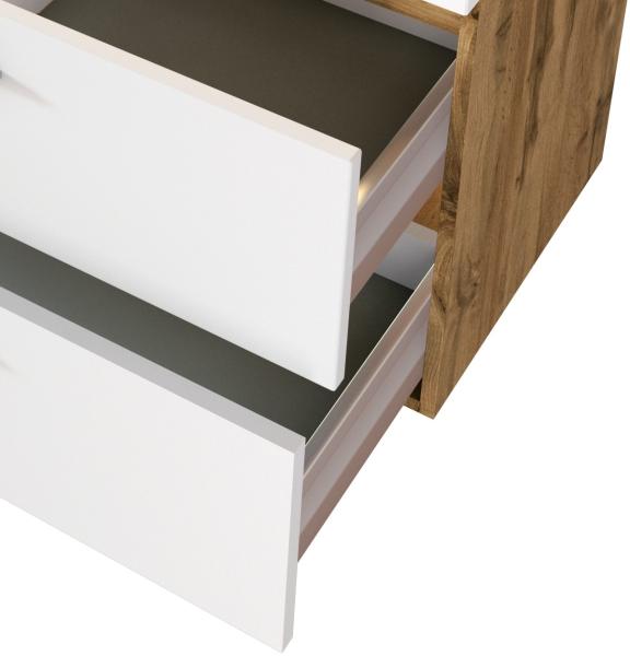 Waschtisch-Set >Livorno< in weiß-matt - 100x54x48cm (BxHxT) Bild 3