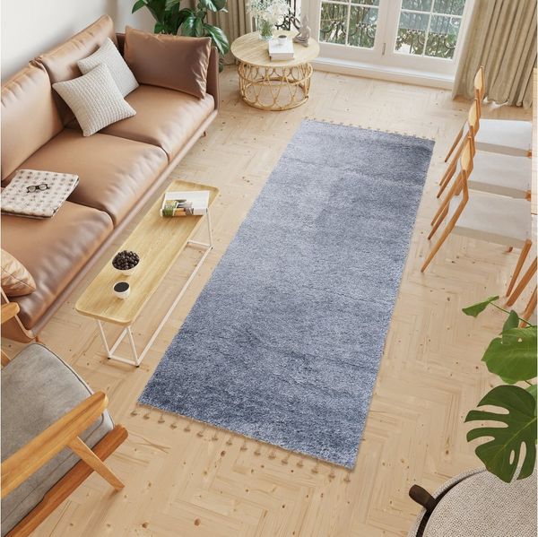 Tapiso Hochflor-Läufer VERSAY FRANSEN, rechteckig, Höhe: 40 mm, Wohnzimmer, Schlafzimmer, Shaggy
