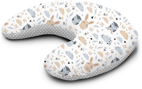 Amilian Stillkissen Lagerungskissen - Seitenschläferkissen - Stillkissen klein, Schwangerschaftskissen zum Schlafen, pregnancy pillow mit Füllung (60x42 cm), für Mütter und Babys
