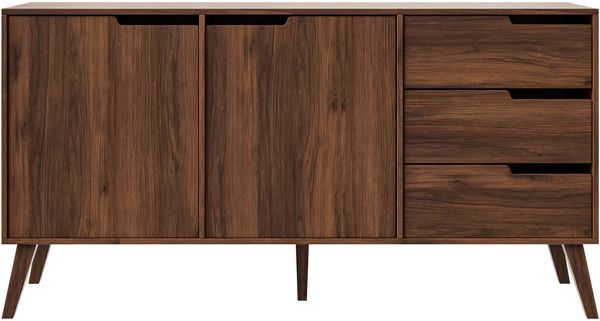 Kommode Nedila 2D3S (Farbe: Nuss Warmia)