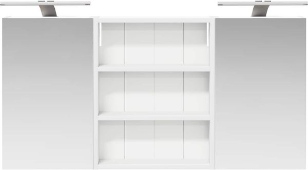 vidaXL Badezimmerschrank-Set 3 pcs 100 x 10,5 x 50 cm Holzwerkstoff 3403688 Bild 6