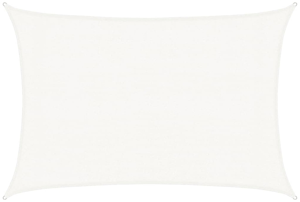 vidaXL Sonnensegel 160 g/m² Weiß 3x4,5 m HDPE 311238