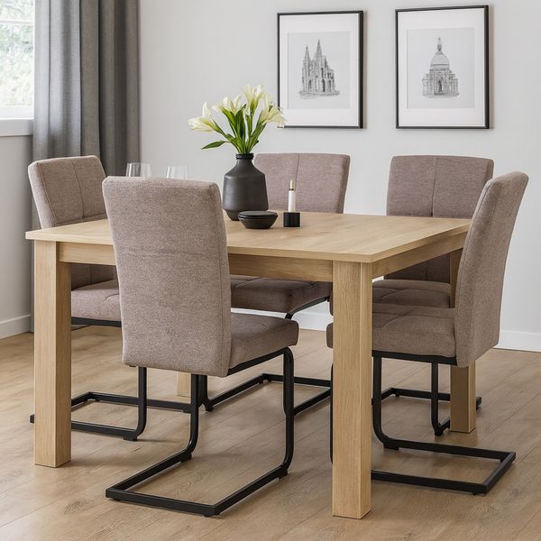 HTI-Living Kinsey Braun 4er-Set Esszimmerstuhl