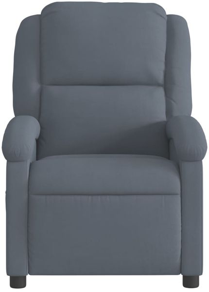 vidaXL Relaxsessel Dunkelgrau Samt 371798 Bild 3