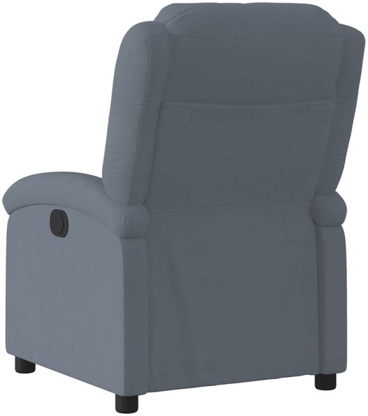 vidaXL Relaxsessel Dunkelgrau Samt 371798 Bild 5