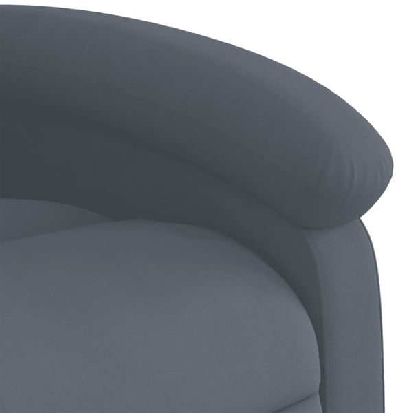 vidaXL Relaxsessel Dunkelgrau Samt 371798 Bild 8