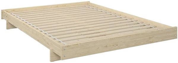 OTTO home Futonbett Senja, Bett, Massivholzbett, minimalistisches Design (B/T/H: 148/205,1/22,6 cm), inklusive Lattenrost, Liegefläche 140x200 cm, aus massiver Kiefer