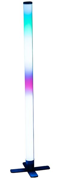 RGB LED Wand-/ Stehleuchte, Fernbedienung, viele Modi, H 103 cm