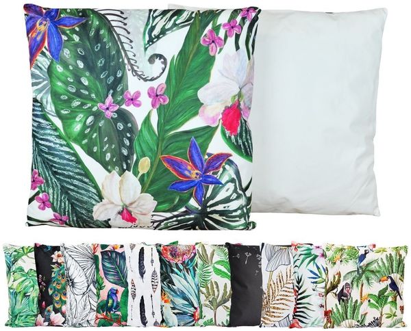 JACK Dekokissen JACK Outdoor Lounge Kissen 45x45 cm mit Motiv inkl. Füllung Wasserfest, mit Lotus-Effekt, Robust, Strapazierfähig, für Innen & Außen geeignet