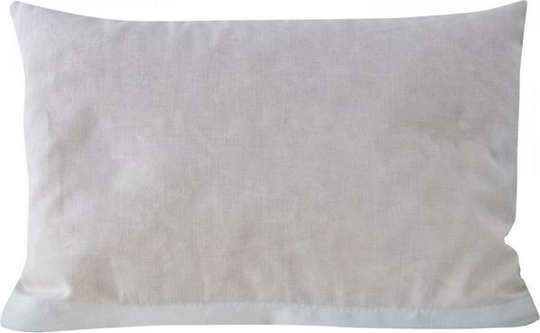 Heubergshop Zirbenkissen, 30x20cm, Naturweiß mit Füllung, Bezug 100% Baumwolle