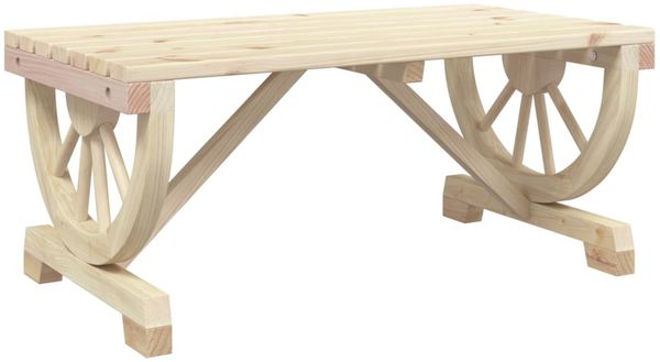 Garten-Couchtisch Terrassentisch, 90x50x40 cm Massivholz Tanne d5177e