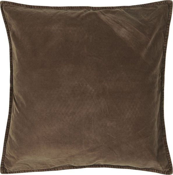 Kissenbezug Kissenhülle Samt Velour Schokolade Braun 52x52cm Ib Laursen 6230-89 Bild 5