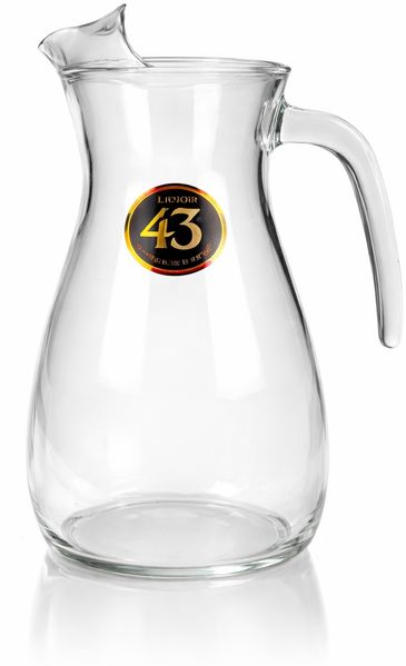 Licor 43 Cuarenta y Tres Pitcher 1L – Original Karaffe mit Henkel | Likör Krug Glas für Gastro & Bar
