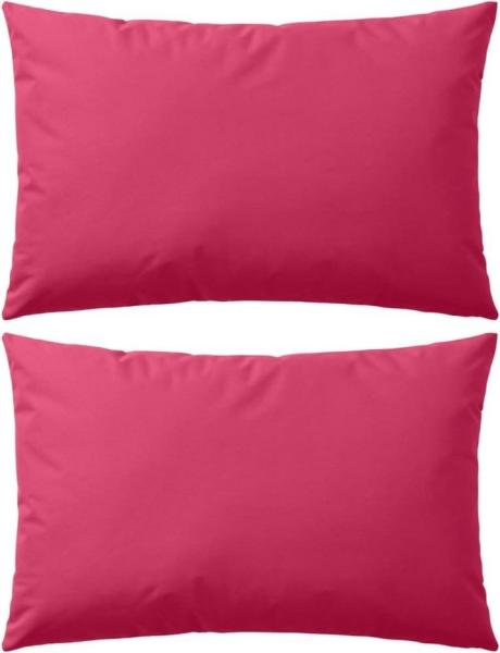 vidaXL Gartenkissen 2 Stk. 45 x 45 cm Rosa 132294