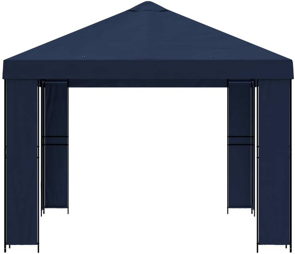 vidaXL Pavillon 4 x 3 m Blau Polyester und Stahl 190 gsm 900379 Bild 4