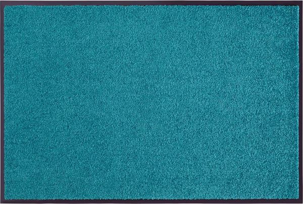 Waschbare Fußmatte Wash & Clean - petrol - 60x180x0,7cm