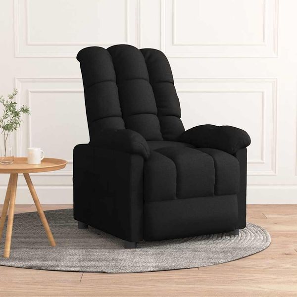 vidaXL Relaxsessel Schwarz Stoff [289798]