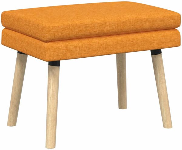 vidaXL Doppellagige Bank Dunkelgelb 60 x 40 x 46 cm Stoff 42038426