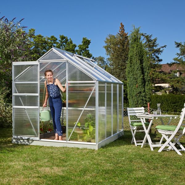 Vitavia Aktionsangebot (inkl. 60 Euro Zubehör): Gewächshaus "Comet 6200", aluminium, 6,2 m²,4 mm HKP