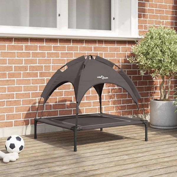 vidaXL Hundebett Braun 71 x 64 x 71 cm Stahl 42008190