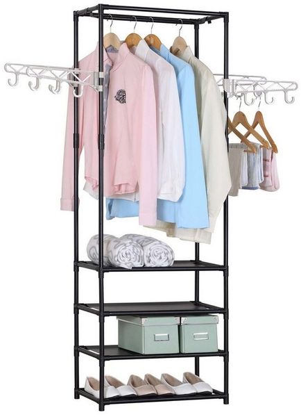 HTI-Line Garderobenständer Garderobe Lena L, (Stück, 1 St, 1 Garderobe, ohne Dekoration), Kleiderständer Schuhregal