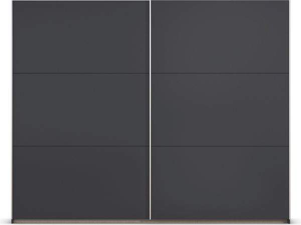 rauch Kleiderschrank; Schwebetürenschrank KRONACH, 2-türig, Graumetallic, 261x210x59xcm Bild 2