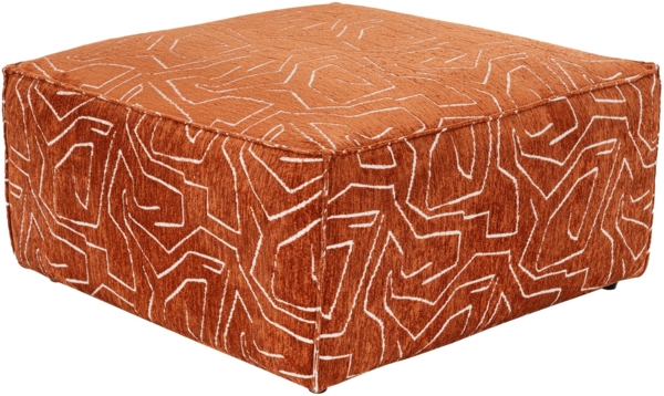 Hocker, 'Lora', 40 x 85 x 85, Orange Bild 5