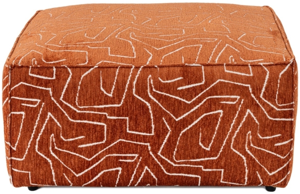 Hocker, 'Lora', 40 x 85 x 85, Orange Bild 4