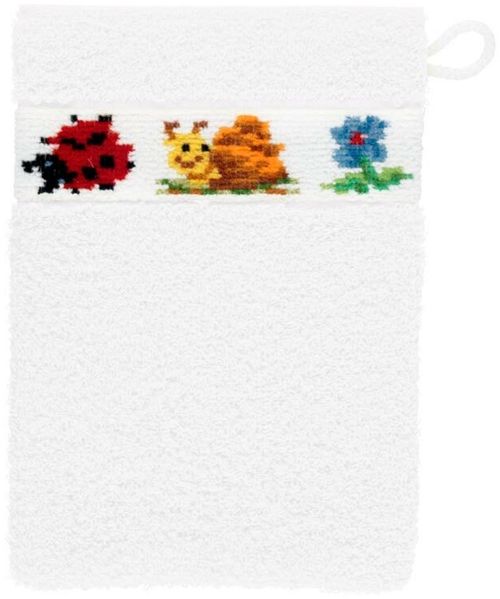 Feiler Handtücher Pauli | Waschhandschuh 15x20 cm | weiß