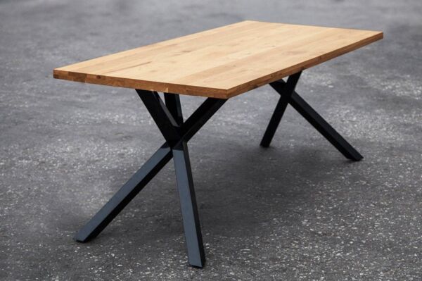 Esstisch Tisch FRIDA Eiche massiv 180x90 cm Bild 3