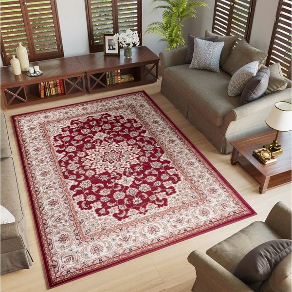 Tapiso Teppich COLORADO, rechteckig, Höhe: 10 mm, Wohnzimmer, Schlafzimmer, Kurzflor, klassisch Design