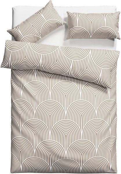 OTTO home Bettwäsche Matilda in Gr. 135x200 oder 155x220 cm, Renforcé, 2 teilig, Bettwäsche aus Baumwolle, Bettwäsche mit skandinavischem Design