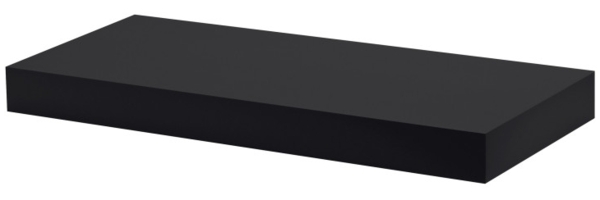 Dolle Wandregal 57 x 25 cm 50 mm schwarz