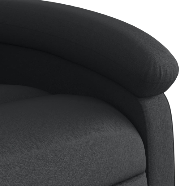 vidaXL Massagesessel Relaxsessel Echtleder Schwarz 3205924 Bild 8