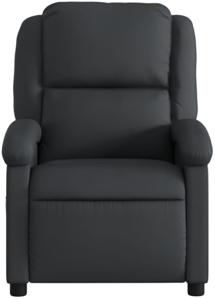 vidaXL Massagesessel Relaxsessel Echtleder Schwarz 3205924 Bild 6
