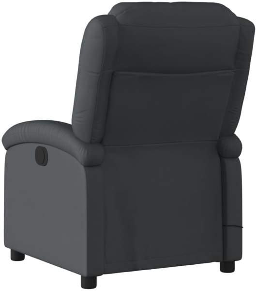 vidaXL Massagesessel Relaxsessel Echtleder Schwarz 3205924 Bild 3