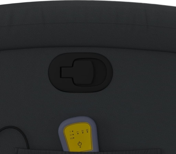 vidaXL Massagesessel Relaxsessel Echtleder Schwarz 3205924 Bild 9