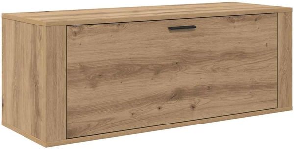 Schuhschrank, Schuhkipper für Flur, skandinavisch Artisan-Eiche 100 x 35 x 38 cm Holzwerkstoff