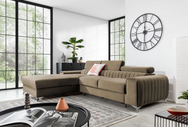 Wohnideebilder Grayson Hellbraun Ecksofas & Eckcouches CO-GRA-LT-20NU