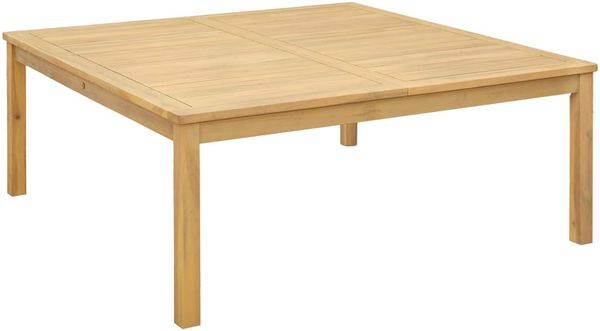 vidaXL Couchtisch Helles Akazienholz 110 x 110 x 45 cm 42026781
