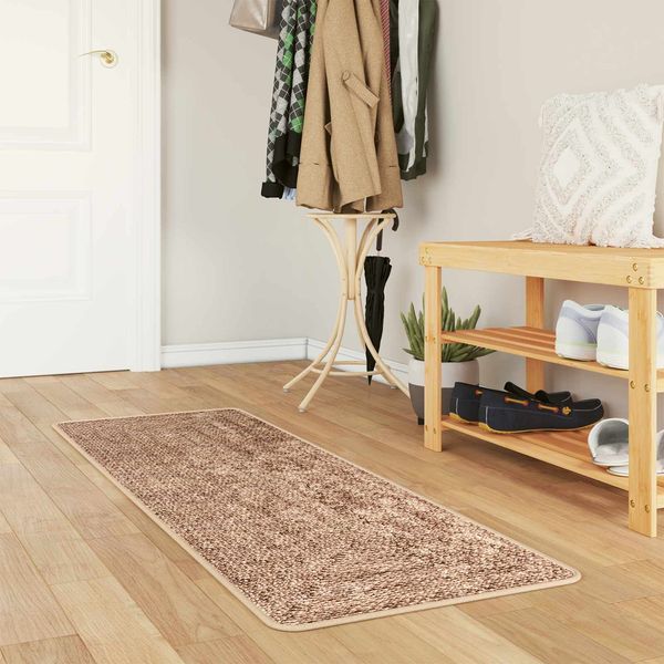 vidaXL Teppichläufer MARSA Gelb 50x150 cm Polyester und PVC 42023206