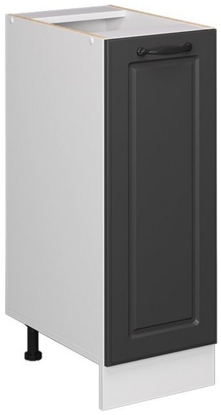 Apothekerschrank R-Line Anthrazit Landhaus 30 cm ohne Arbeitsplatte Vicco