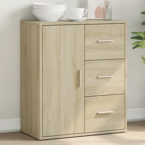 vidaXL Sideboard Sonoma-Eiche 60x31x70 cm Holzwerkstoff 840480