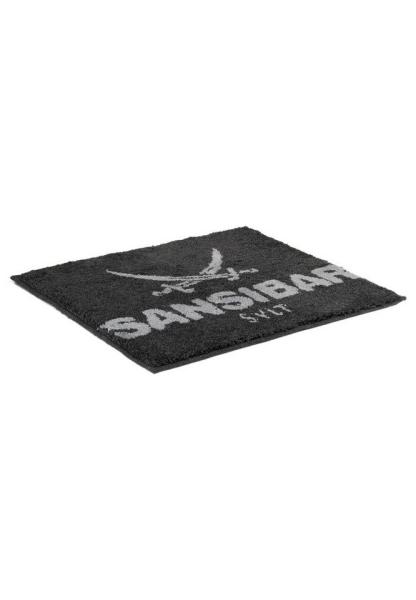Sansibar Sylt Badematte Badematte »Sansibar, Höhe 20 mm, mit Sansibar Logo Schriftzug, rutschhemmend beschichtet, fußbodenheizungsgeeignet, strapazierfähig, schnell trocknend, Polyacryl, rechteckig, 55x65 cm, 60x100 cm, 70x120 cm